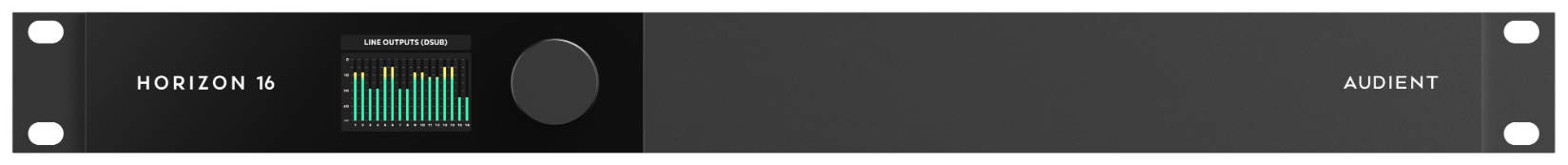 Horizon 16 – Panel frontal y Motion UI