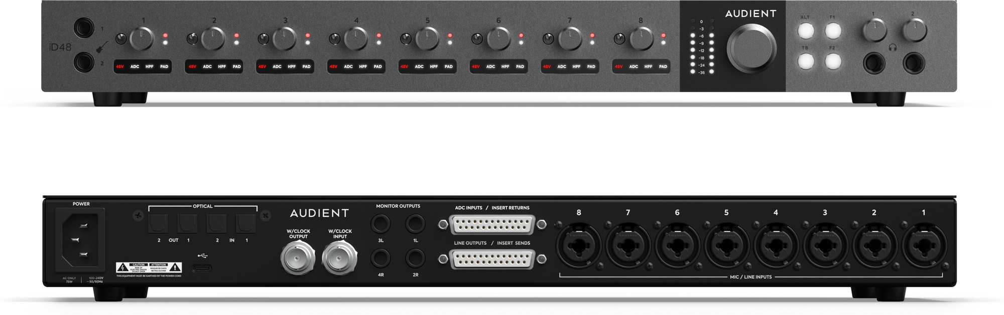 iD48 front and rear panels