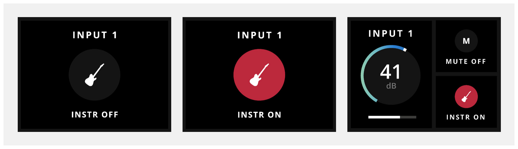 Enabling Instrument mode on an ORIA input
