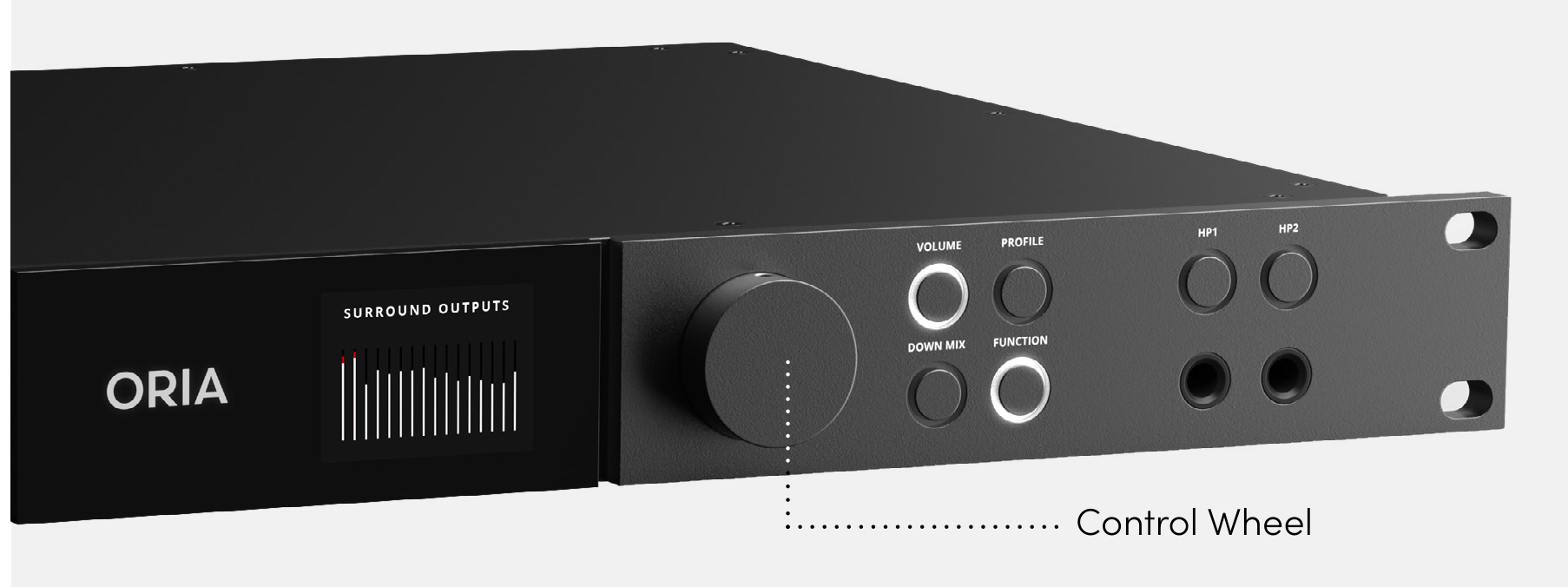 Opening ORIA Settings with the Control Wheel