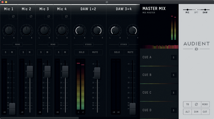 iD mixer application