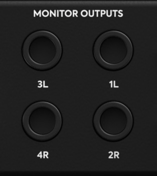 iD48 rear monitor outputs