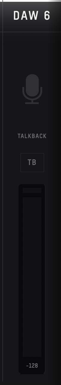 iD Mixer Talkback channel