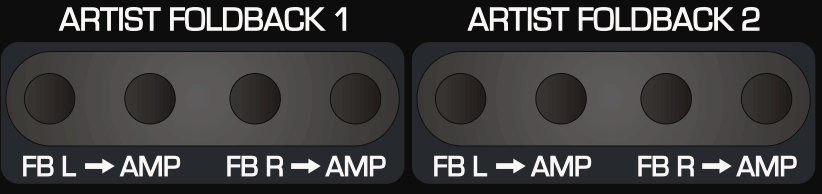ASP8024-HE patchbay Studio Loudspeaker and Foldback points