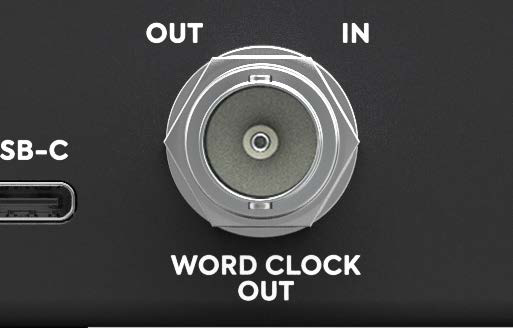 Salida BNC de word clock