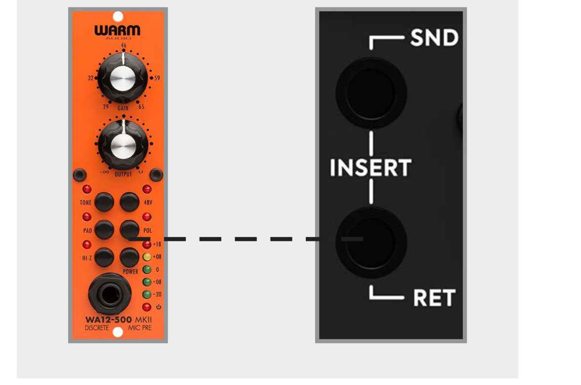 iD24 insert return से direct ADC connection
