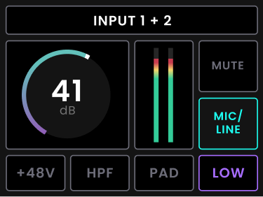 Horizon 8P Motion UI इनपुट 1 2 summary