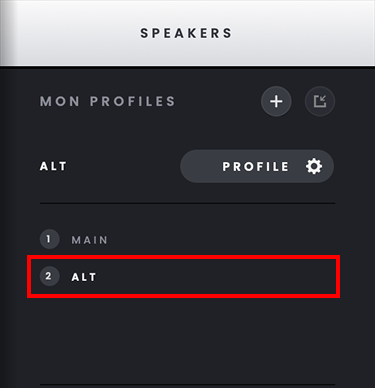 Horizon 32 Monitor Profiles & Speaker Layouts