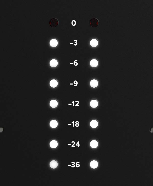 iD14 MKII हार्डवेयर मीटर LED scale