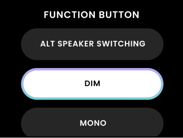 Horizon 8P motion ui function button assignment