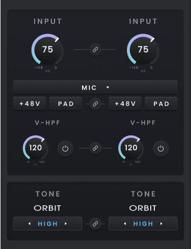 Horizon 8P Organising the Mixer, Working with stereo sources