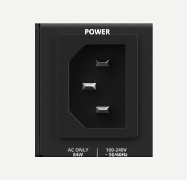 Horizon 8P rear panel iec power inlet