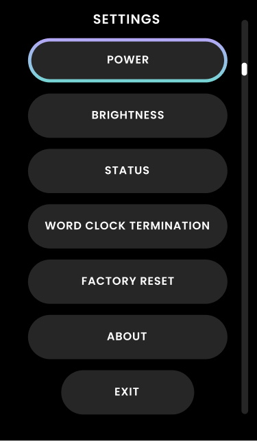 Horizon 32 motion ui settings menu
