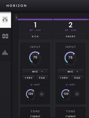 Horizon 32 Mixer & Channel Strips