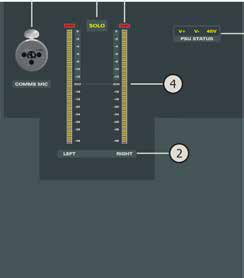 ASP4816 Classic master stereo meters and status indicators