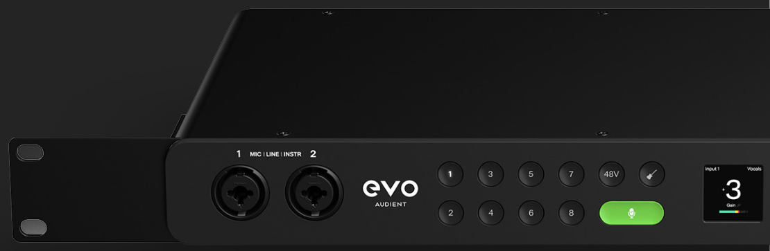 ラックイヤーを取り付けた EVO 16