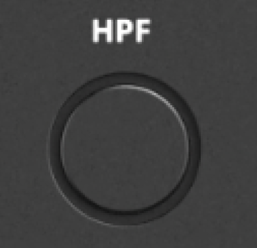 Horizon 8P 전면 패널 HPF 컨트롤