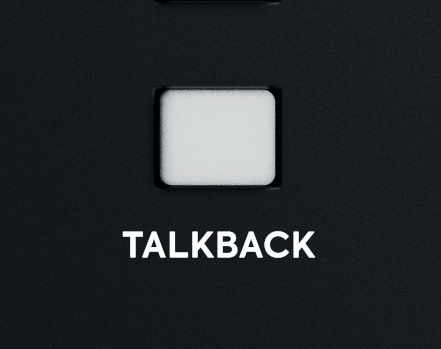 iD44 Talkback 마이크 설정