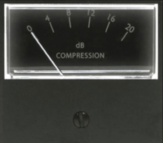 ASP8024-HE Bus Compressor Gain Reduction Meter 표시부