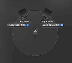 用于 iD4 Loopback 输出的 macOS 扬声器配置