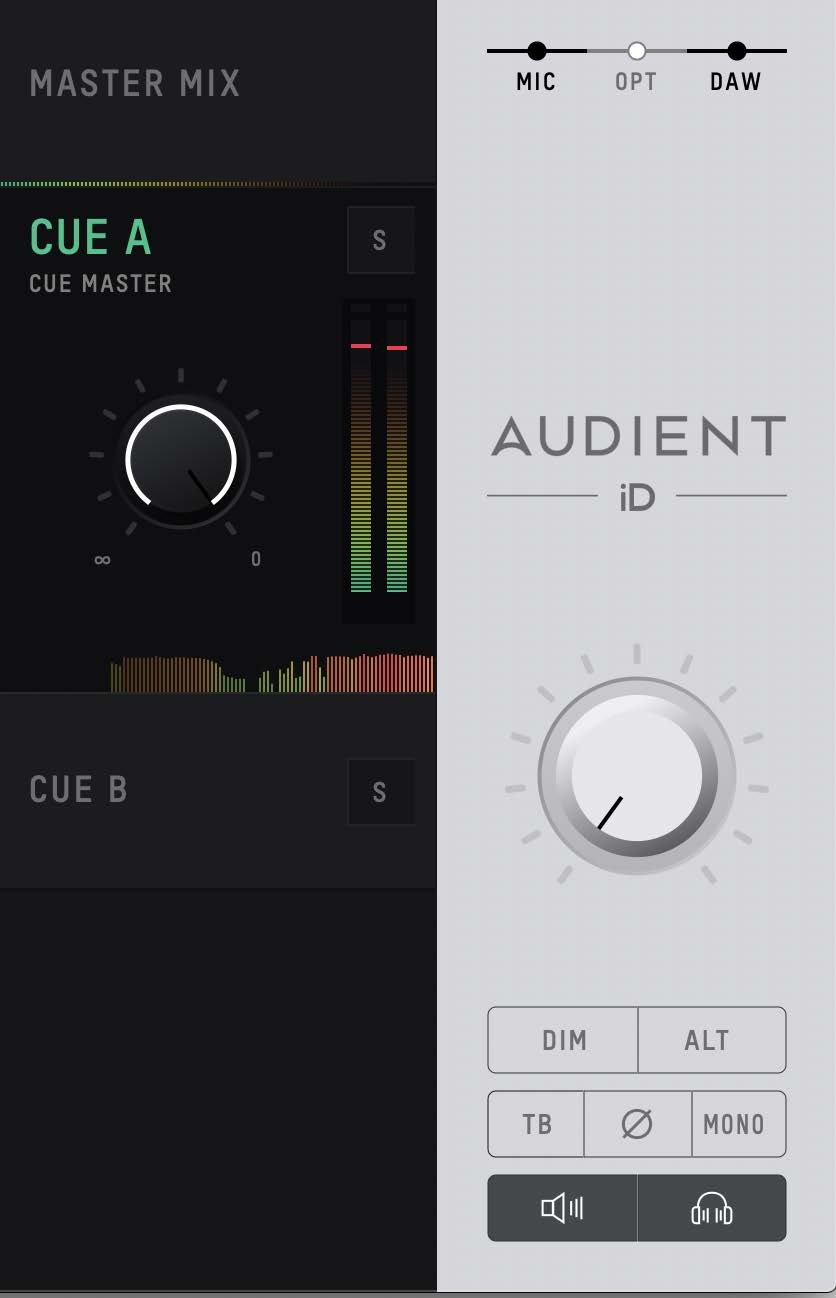 iD Mixer 主控部分